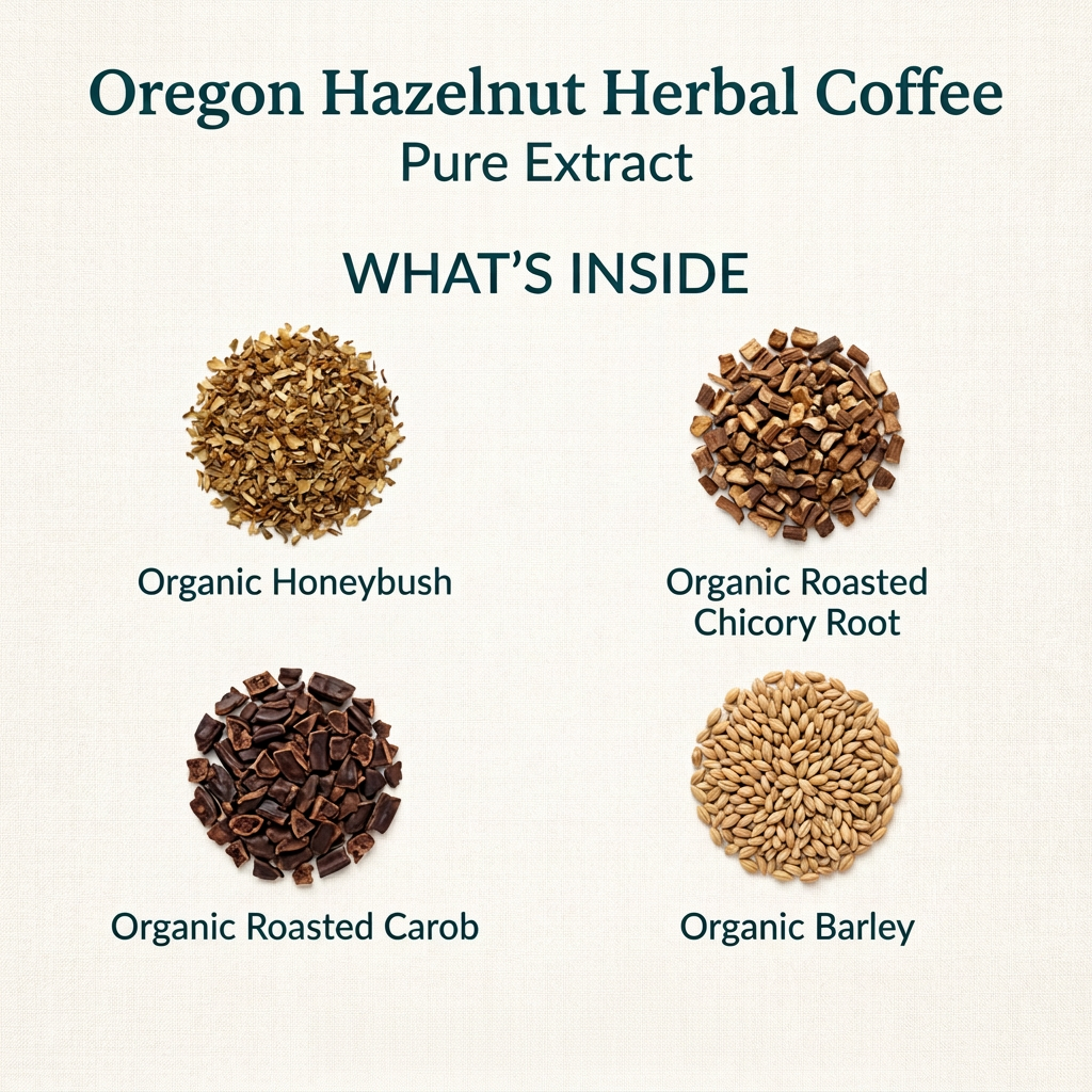 Oregon Hazelnut Herbal Coffee