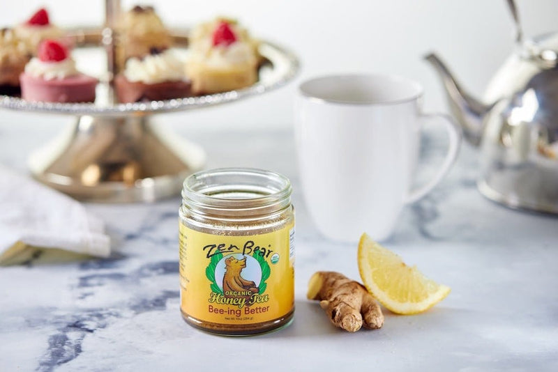 Zenbear Honey Tea simple Organic Bee-ing Better Honey Tea – Immune-Boosting Lemon Ginger Blend