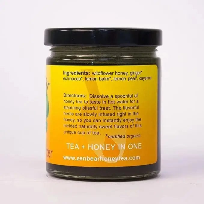 Zenbear Honey Tea simple Organic Bee-ing Better Honey Tea – Immune-Boosting Lemon Ginger Blend