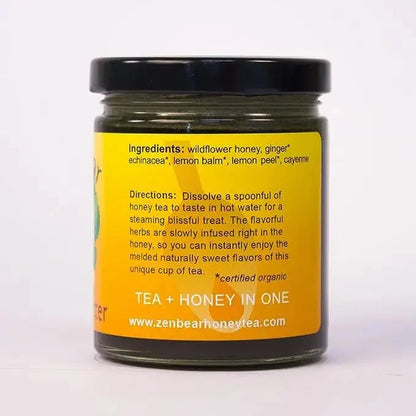 Organic Bee-ing Better Honey Tea – Immune-Boosting Lemon Ginger Blend