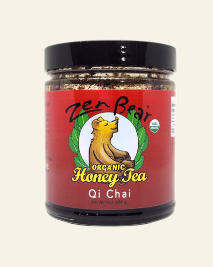 Qi Chai Honey Tea – Organic Spiced Blend for Energy &amp; Balance (10 oz)