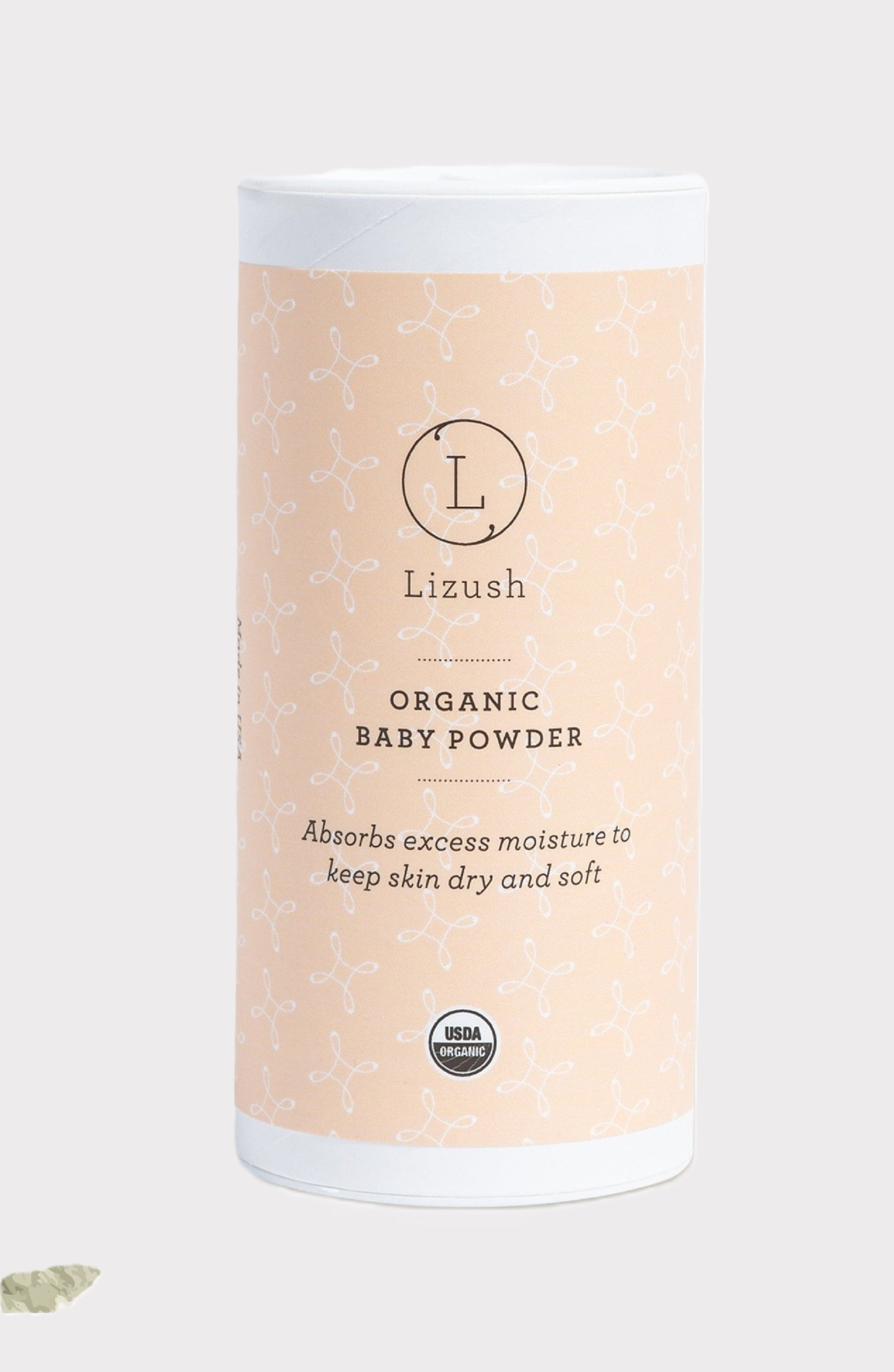 Lizush ORGANIC BABY POWDER - Talc Free