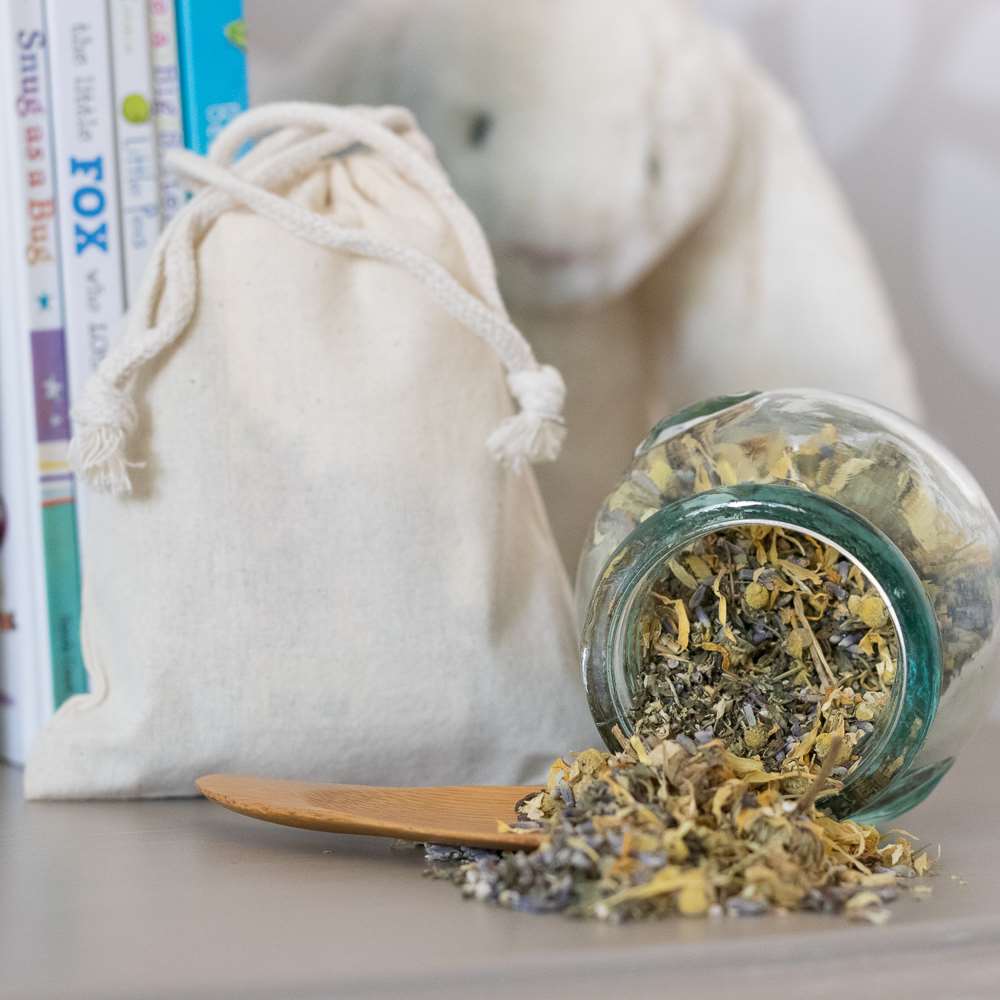 Tea: Baby Me! Bath Herbs and Herbal Washcloth