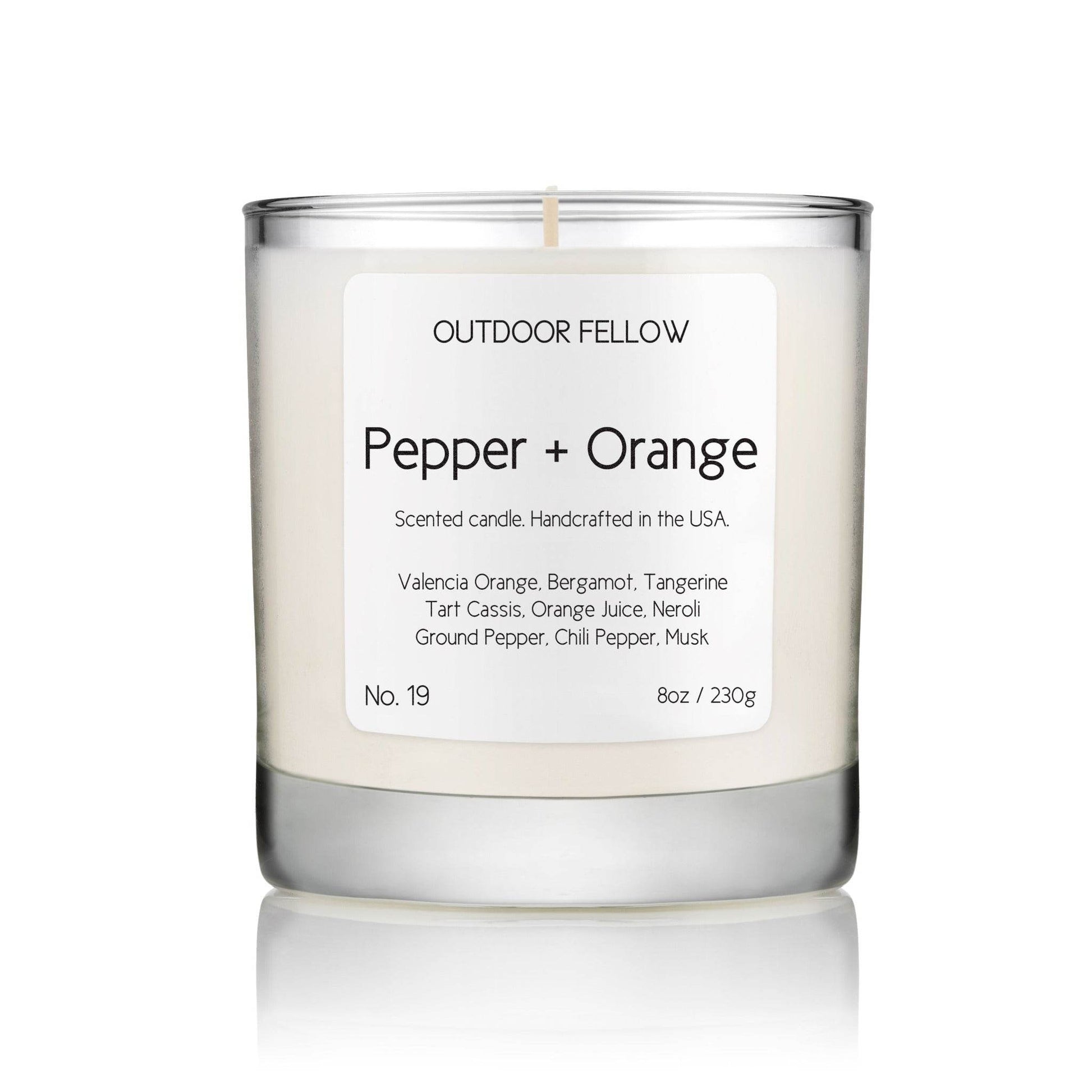 Pepper and Orange Scented Candle - My American Goods
