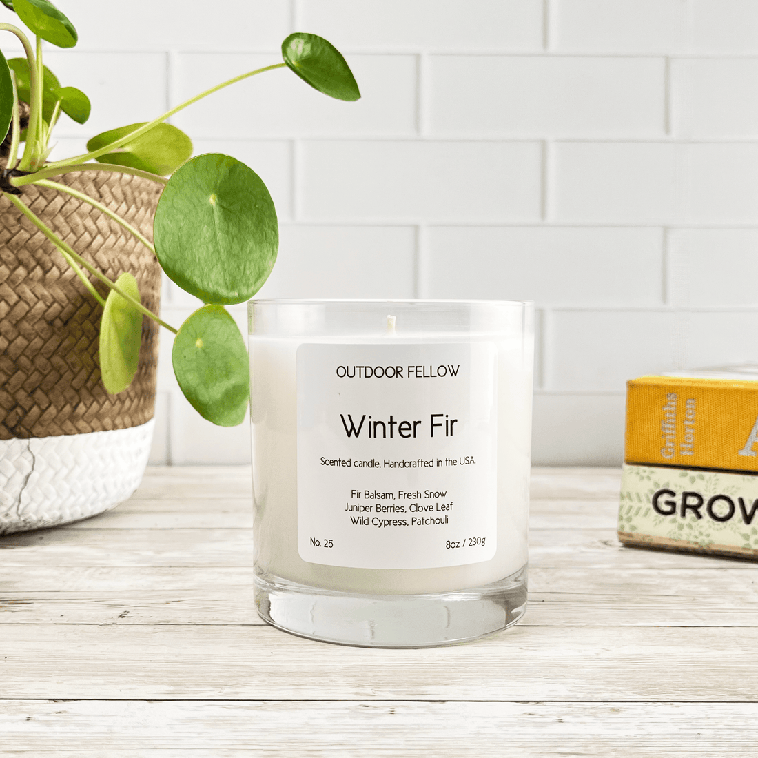 Winter Fir Scented Candle - My American Goods