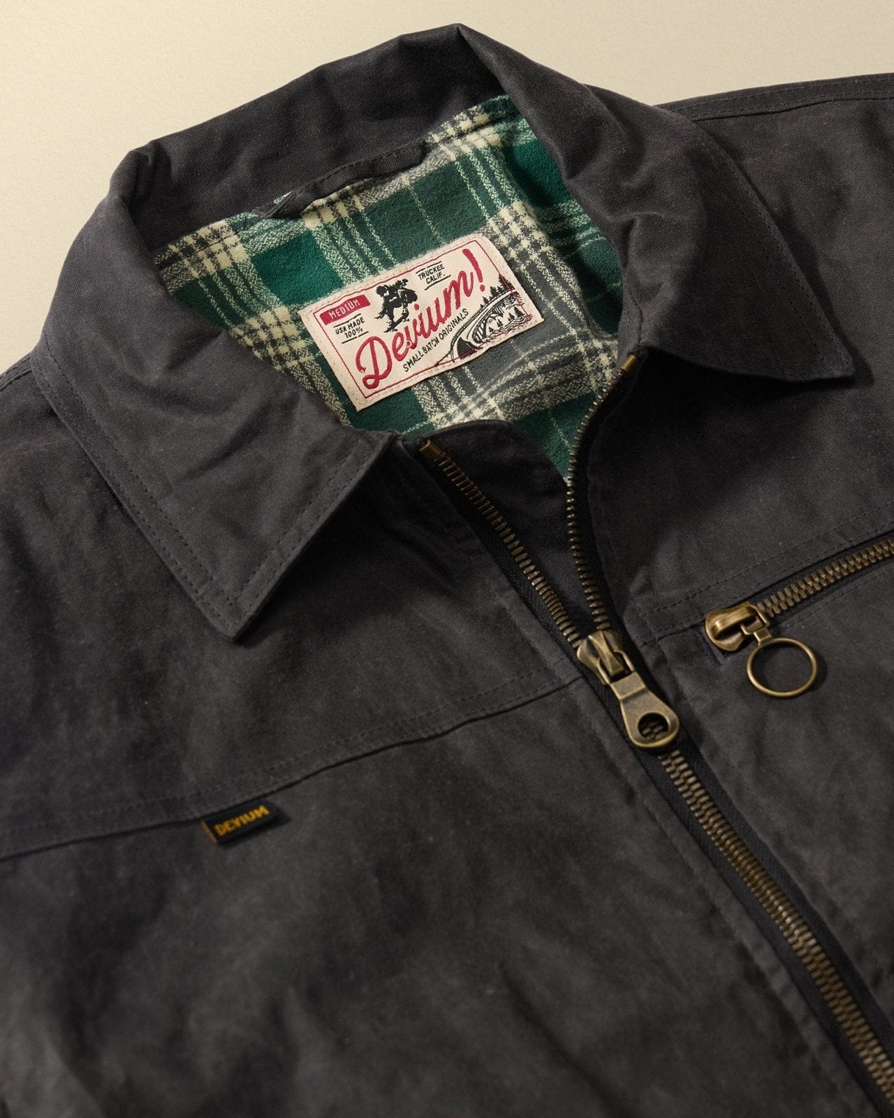 Devium Jacket Overdrive Waxed Canvas Trucker Jacket