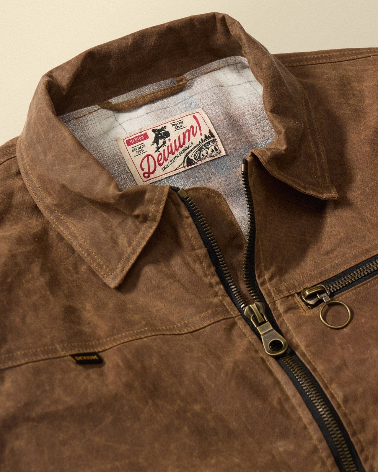 Devium Jacket Overdrive Waxed Canvas Trucker Jacket