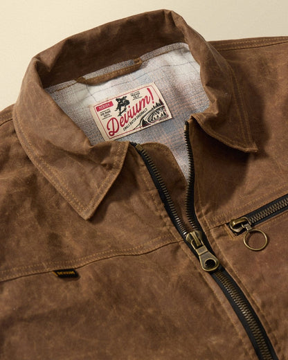 Devium Jacket Overdrive Waxed Canvas Trucker Jacket