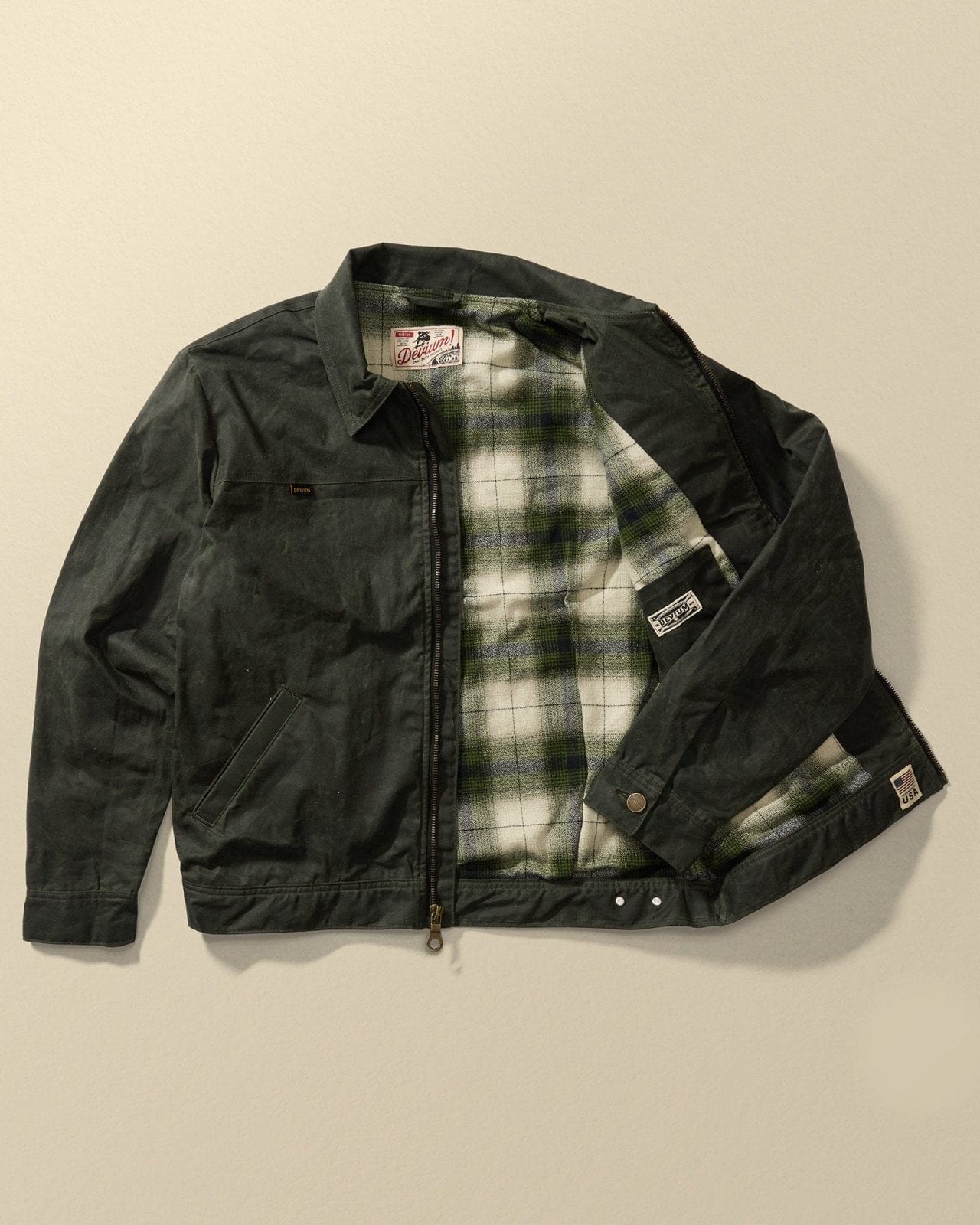 Devium Jacket Overdrive Waxed Canvas Trucker Jacket