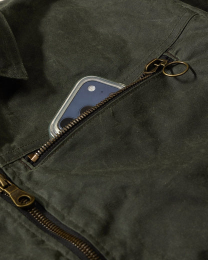 Devium Jacket Overdrive Waxed Canvas Trucker Jacket