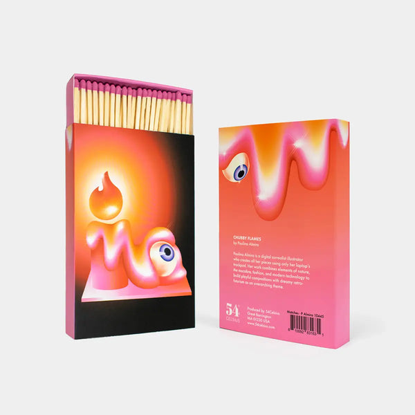 Candle Matches - "Chubby Flame" by Paulina Almira - My American Goods