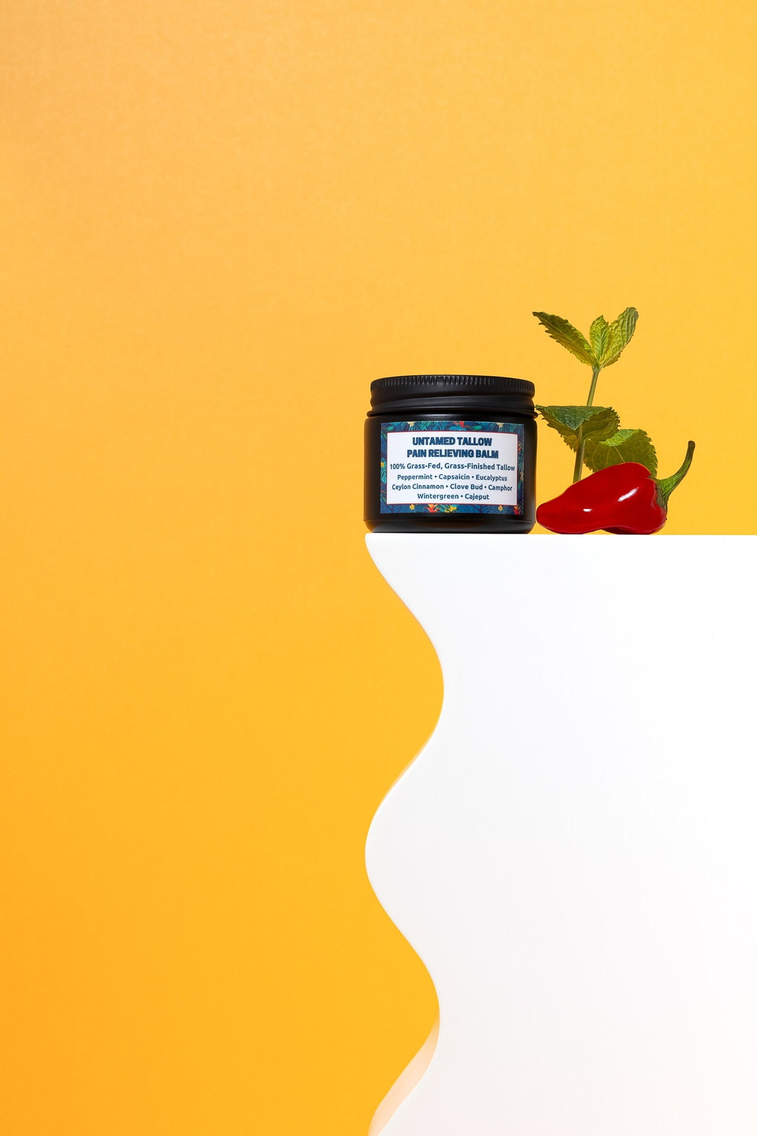Untamed Tallow Pain Relief Balm - Muscle &amp; Joint Balm- 2oz