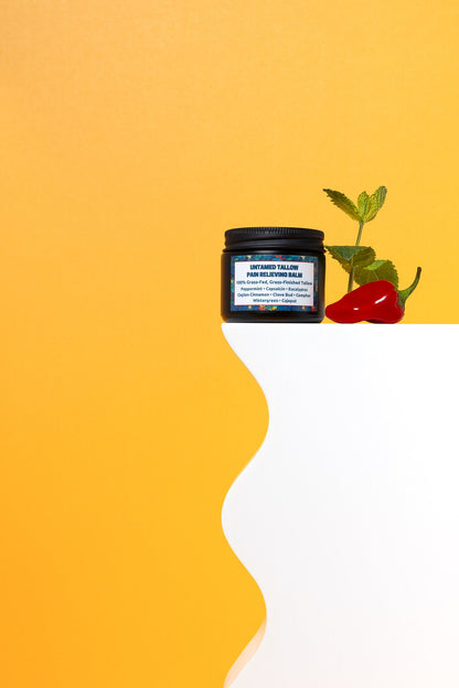 Untamed Tallow Pain Relief Balm - Muscle &amp; Joint Balm- 2oz