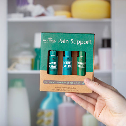 Pain Support Essential Oil Blend Roll On Set - My American Goods