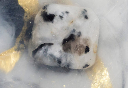 Luna Moon Charcoal &amp; Shea Butter Crystal Soap