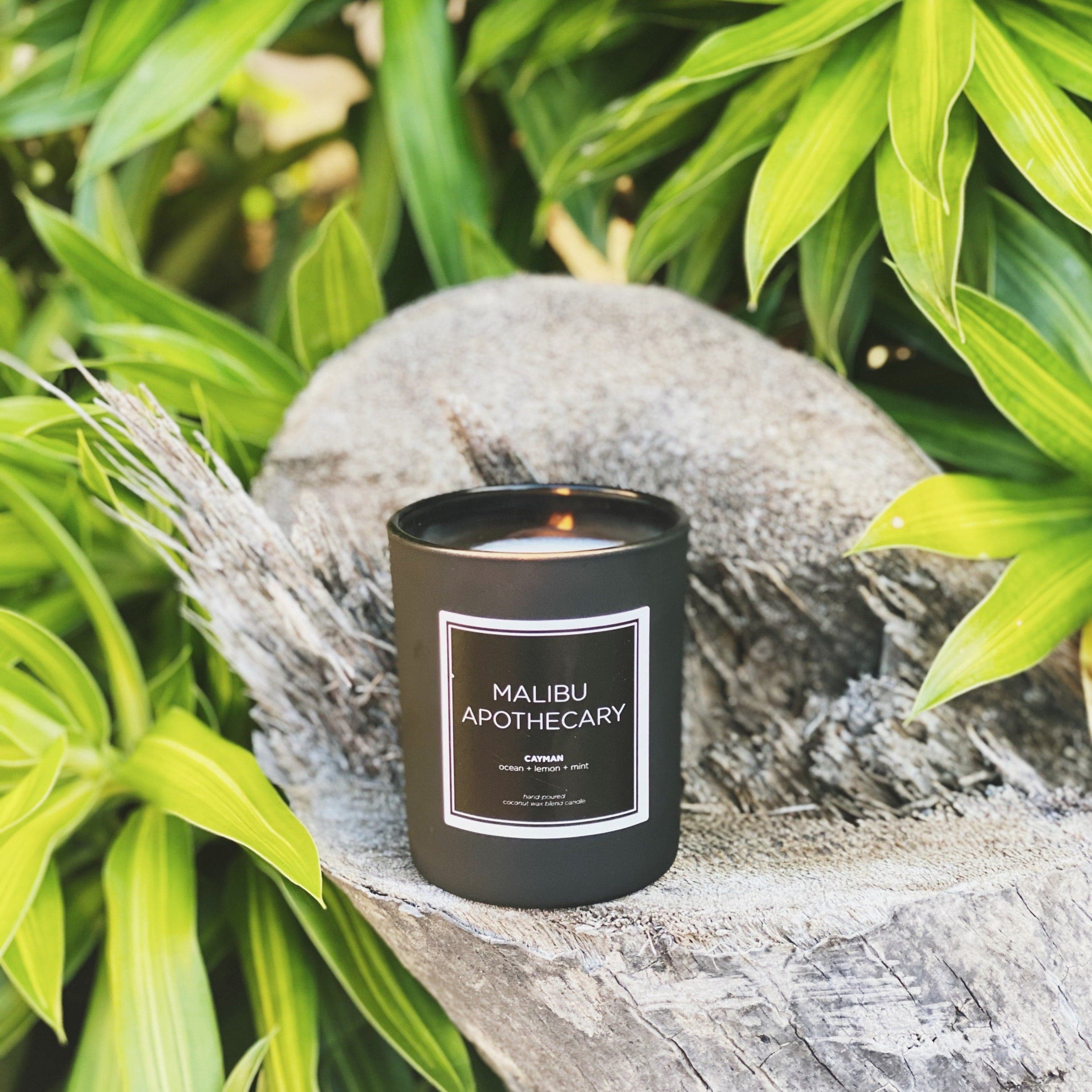 Malibu Apothecary Candle Mini Matte Black Candle