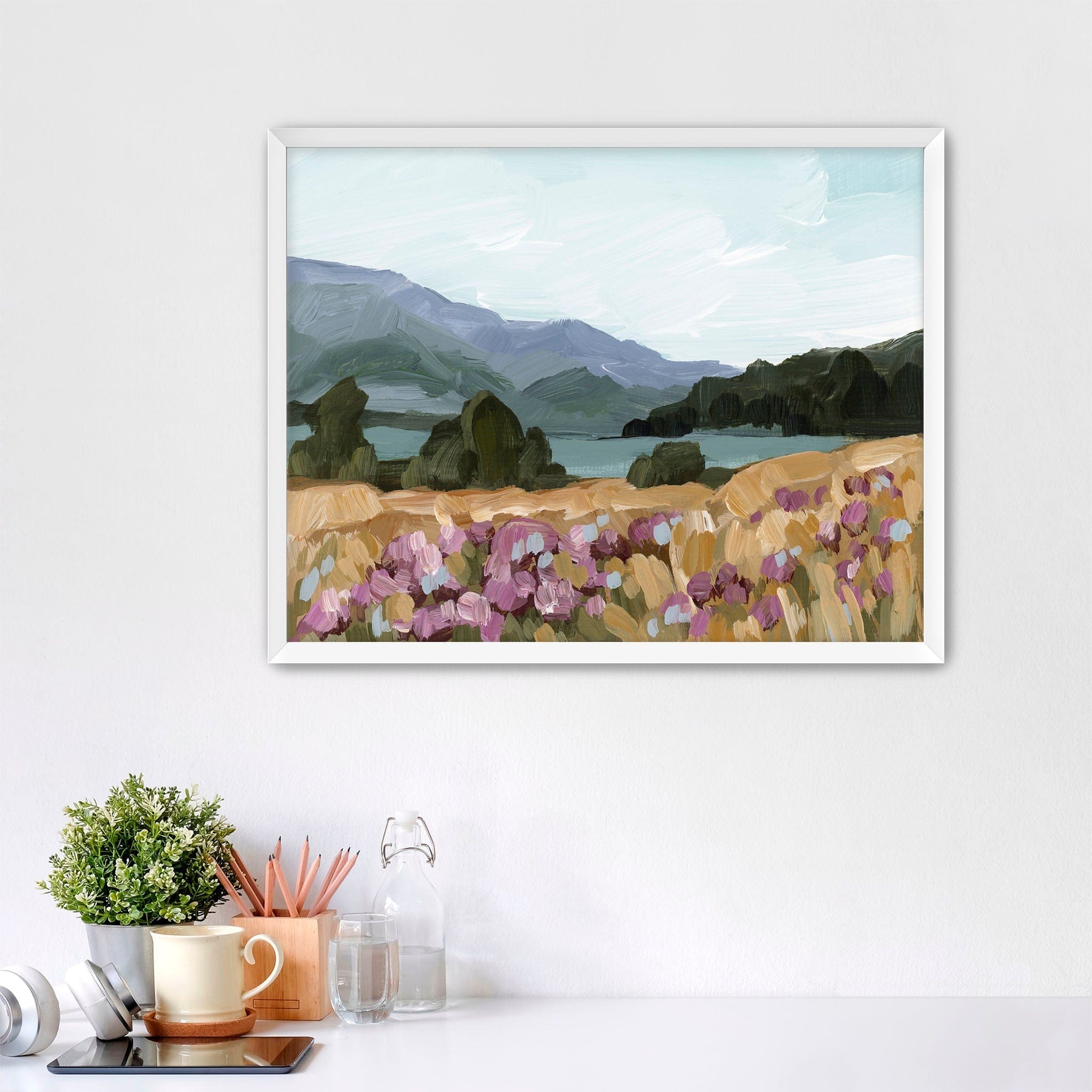 Katie Garrison Art Print Paper Print / 5x7 in / White Frame "Paradise" Art Print