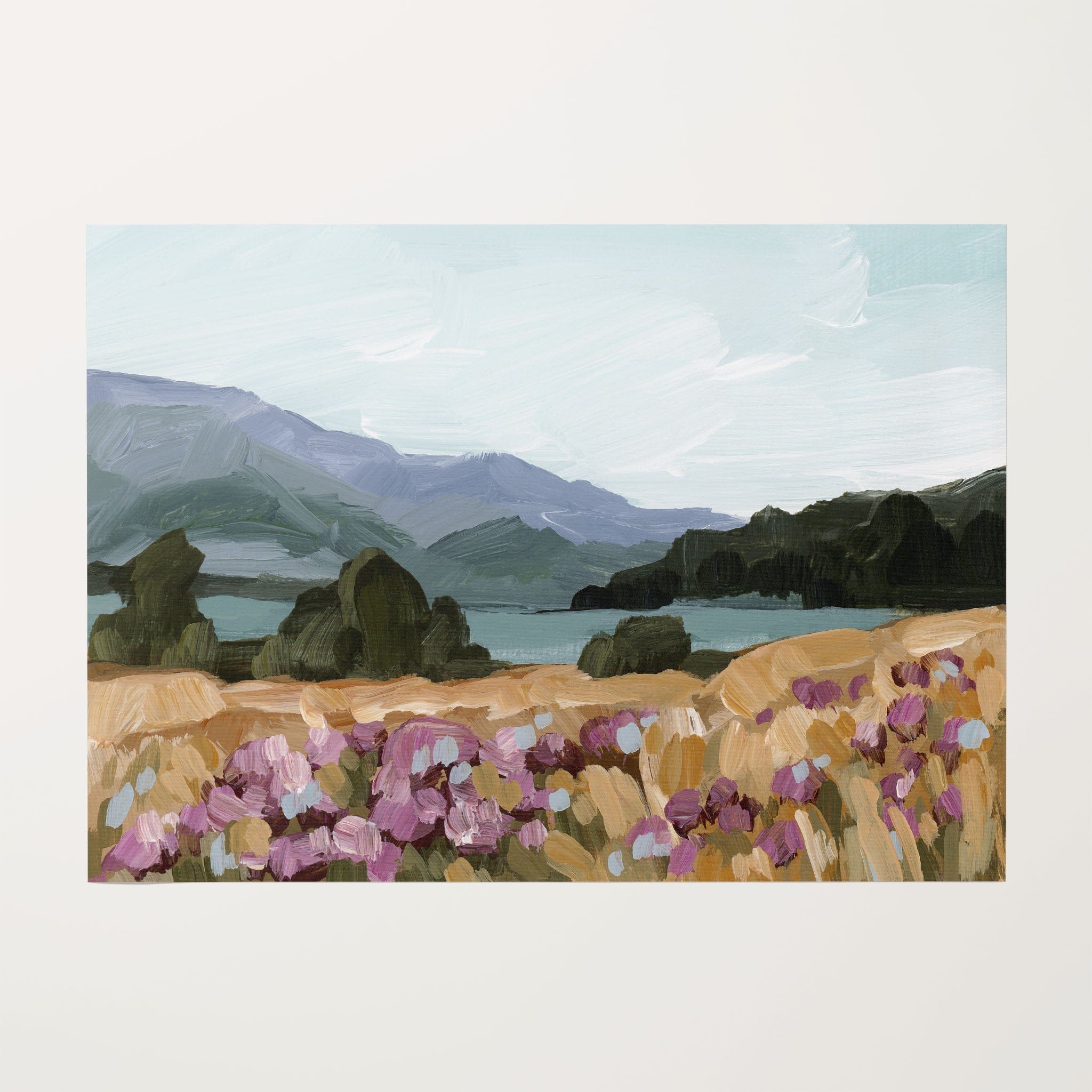 Katie Garrison Art Print Rolled Canvas / 8x10 in / No Frame "Paradise" Art Print