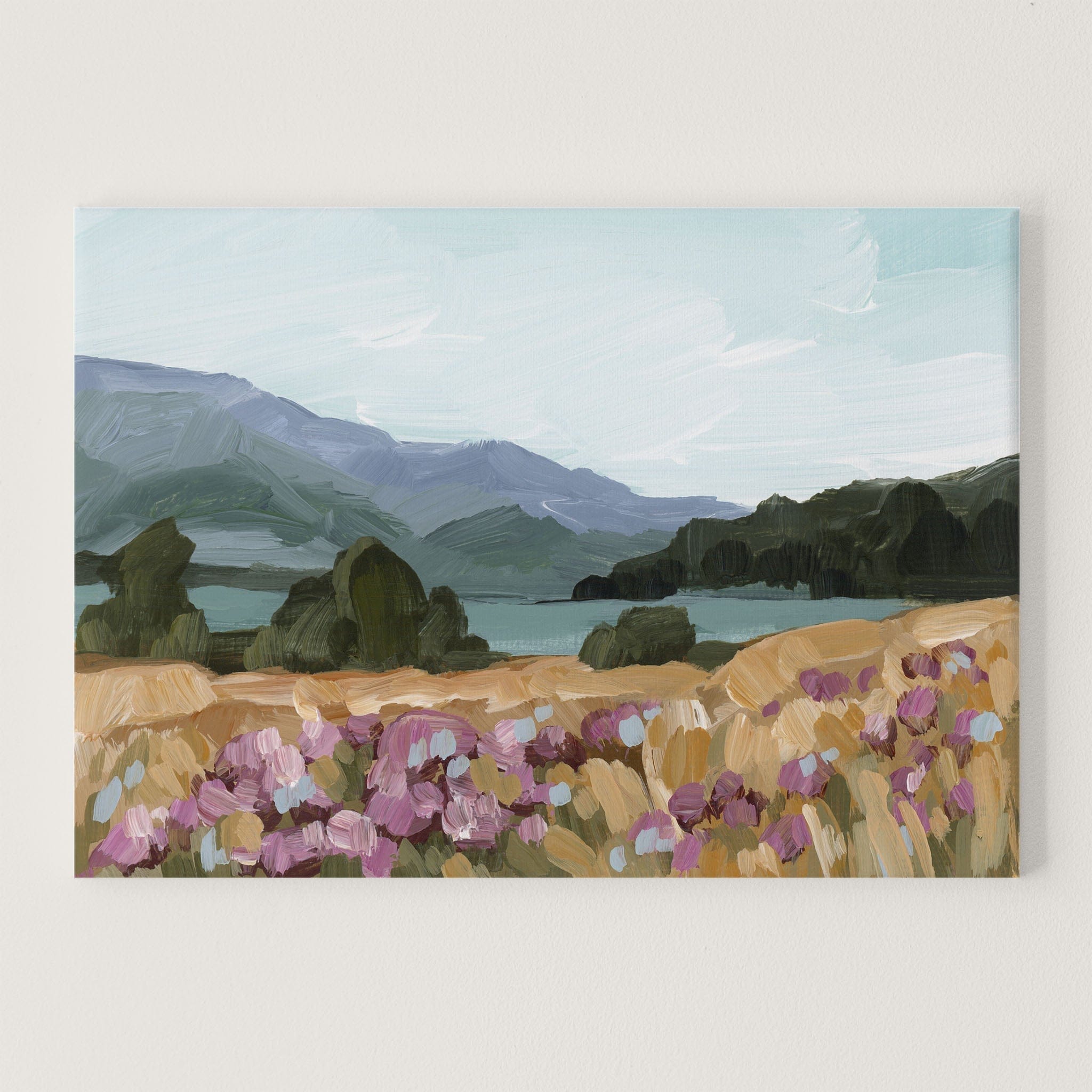 Katie Garrison Art Print Stretched Canvas / 8x10 in / No Frame "Paradise" Art Print