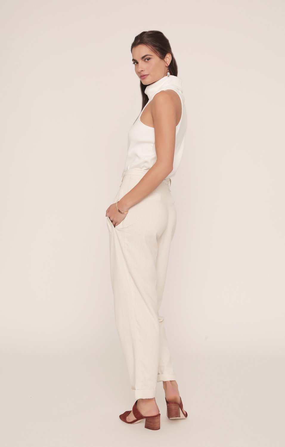 Parker Turtleneck - White