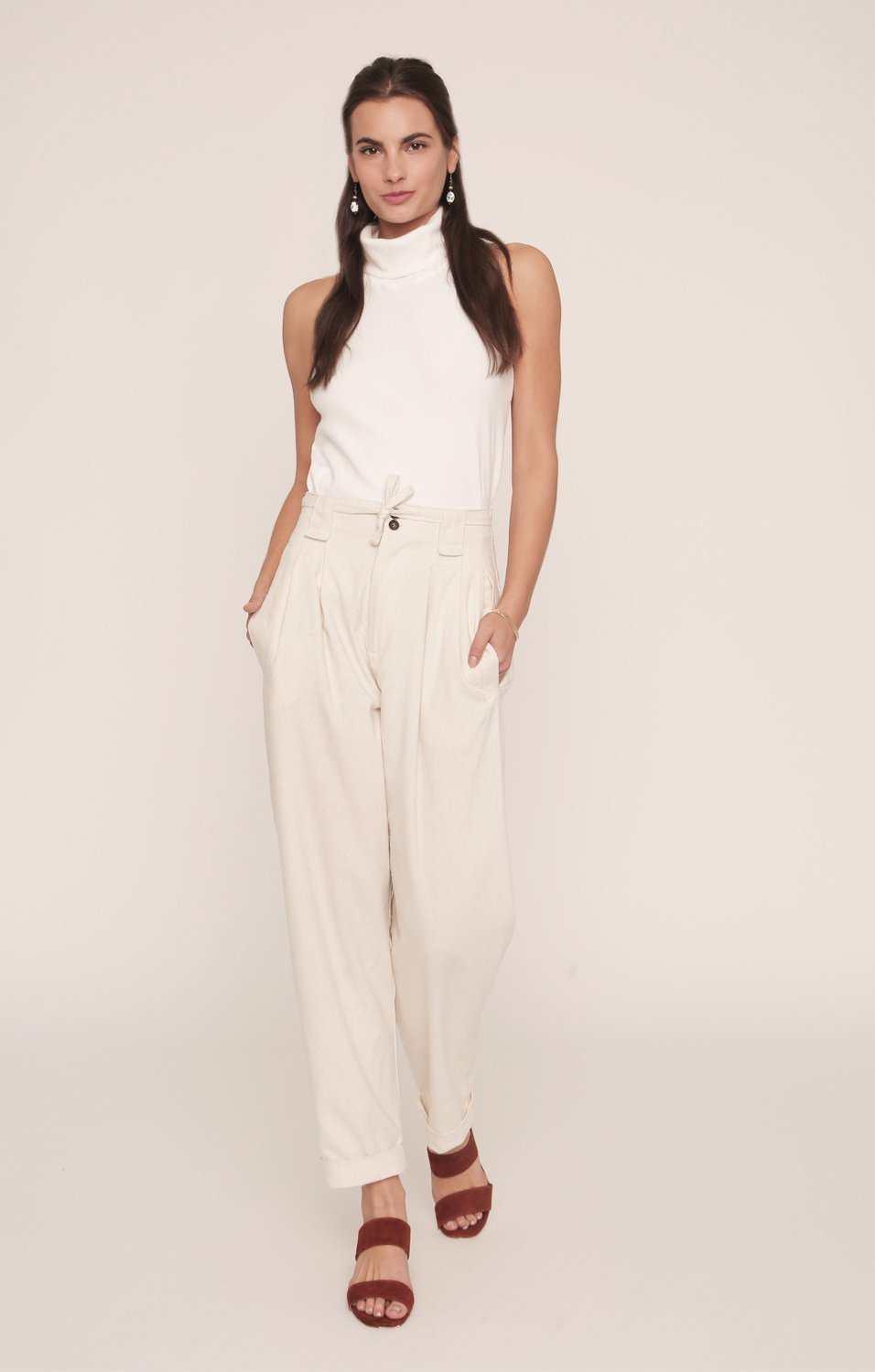 Parker Turtleneck - White