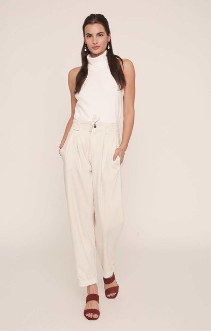 Parker Turtleneck - White