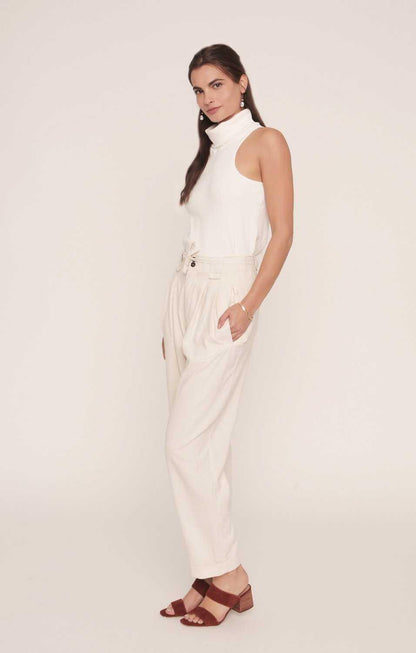 Parker Turtleneck - White