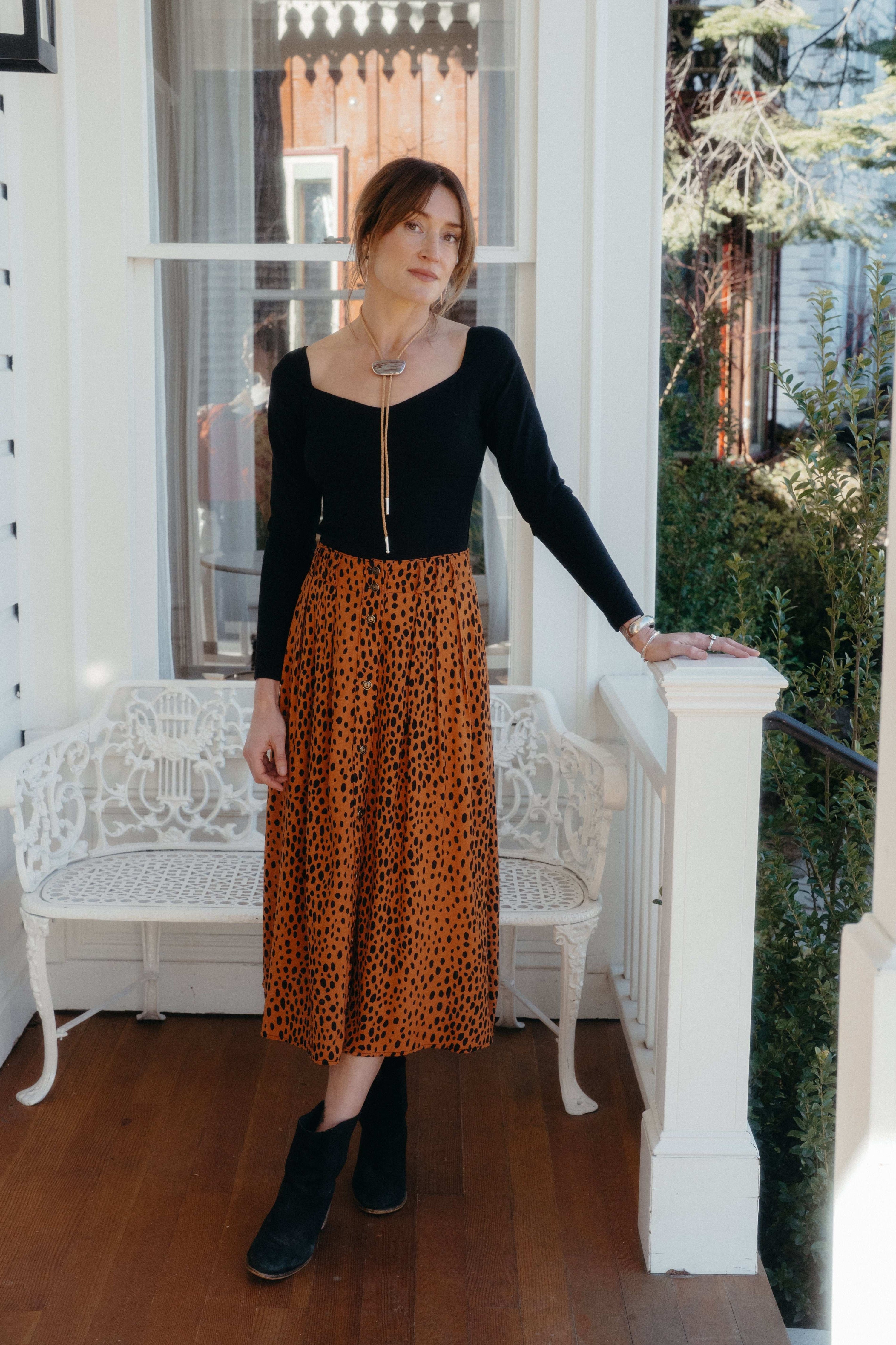 Field Day Skirt Trices Skirt in Bam Bam Challis