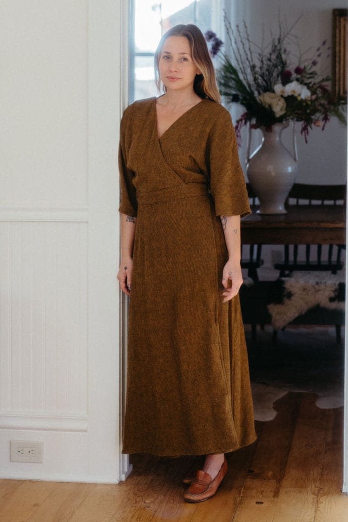 Field Day Dress Diana Dress in Golden Checker