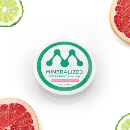 Mineralized Deodorant Pink Grapefruit + Bergamot Sample Scent (without applicator)