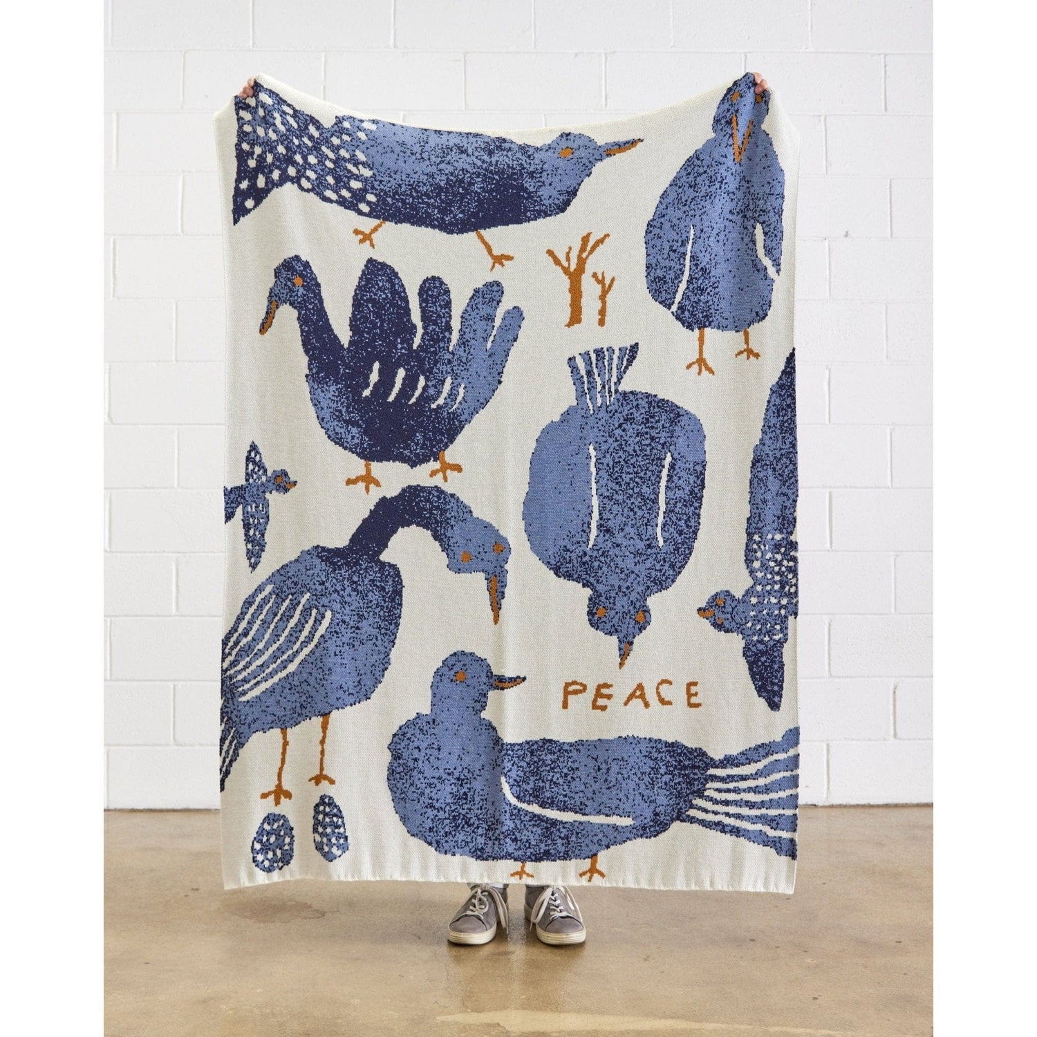 Biquette Throw Blanket Peace Throw Blanket