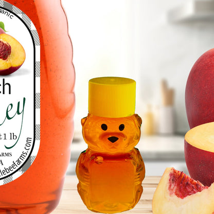 Peach Honey Bliss: Sweet &amp; Fruity Pure Honey Experience