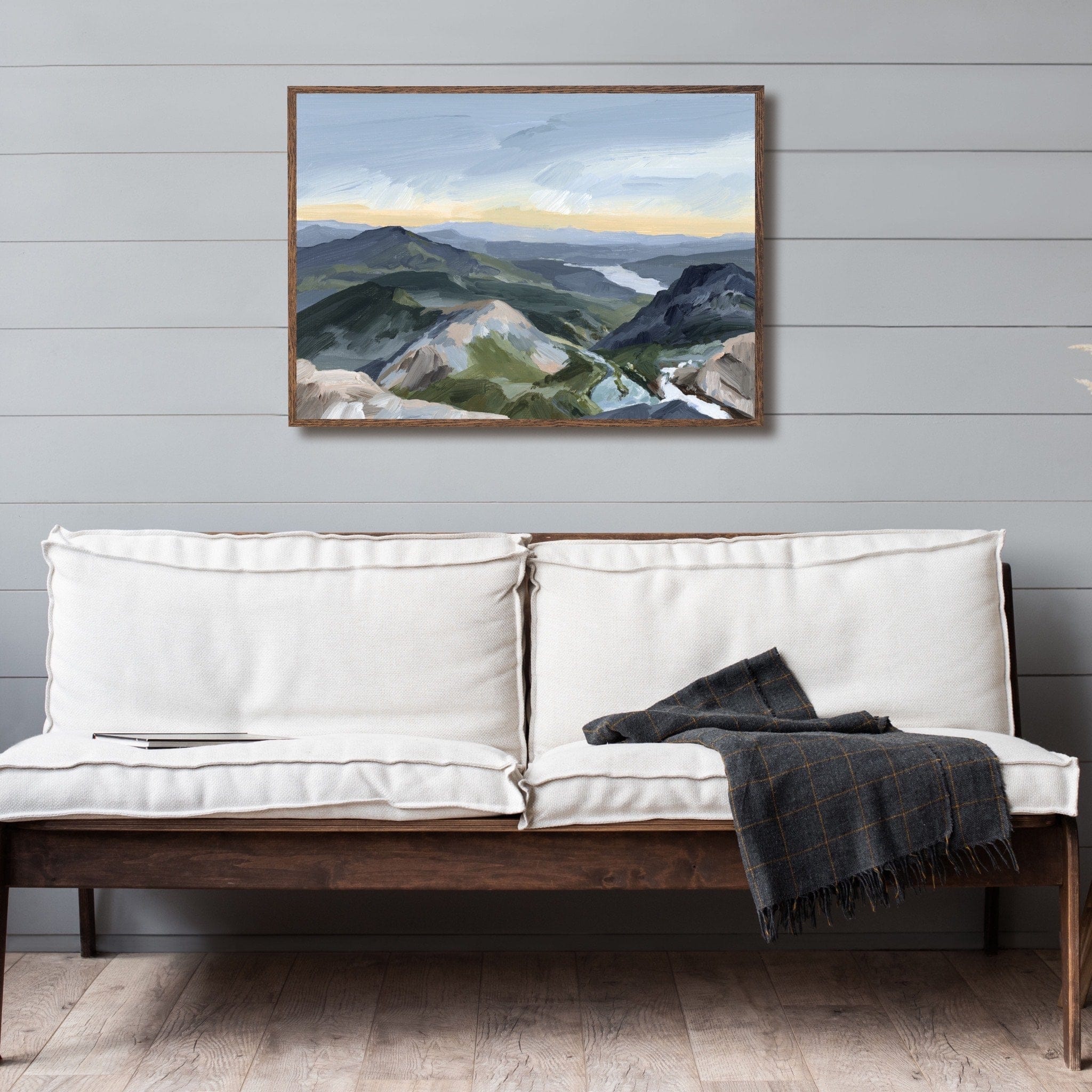 Katie Garrison Art Print "Peaks and Valleys II" Art Print