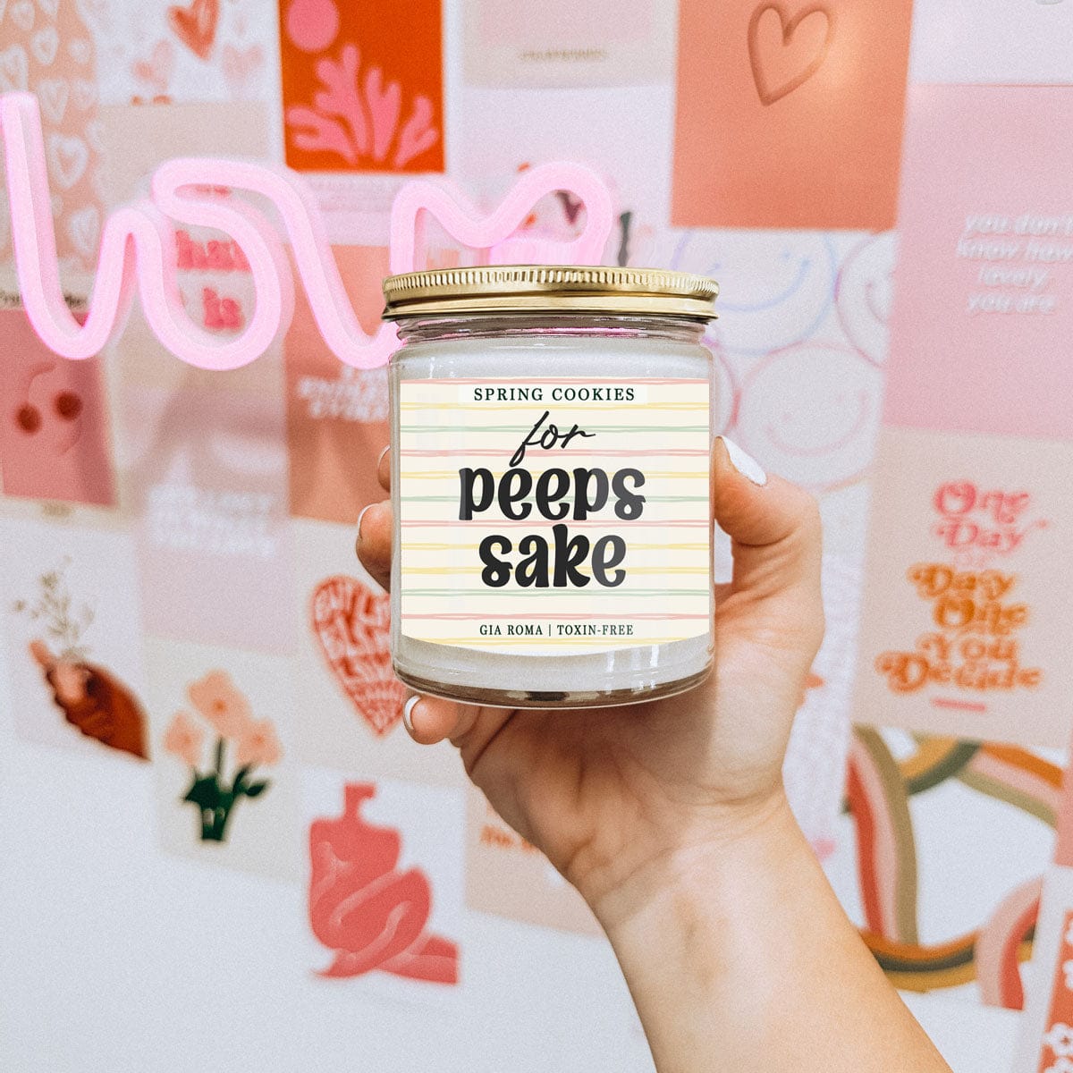 Easter Cookie Candle