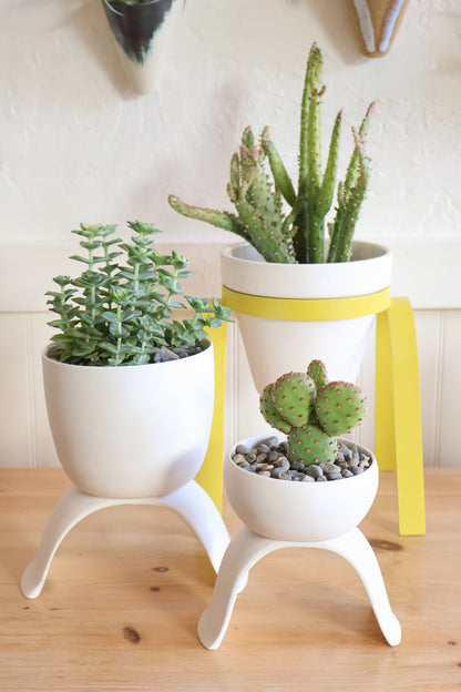 Ceramic Footed Plant Pots - My American Goods