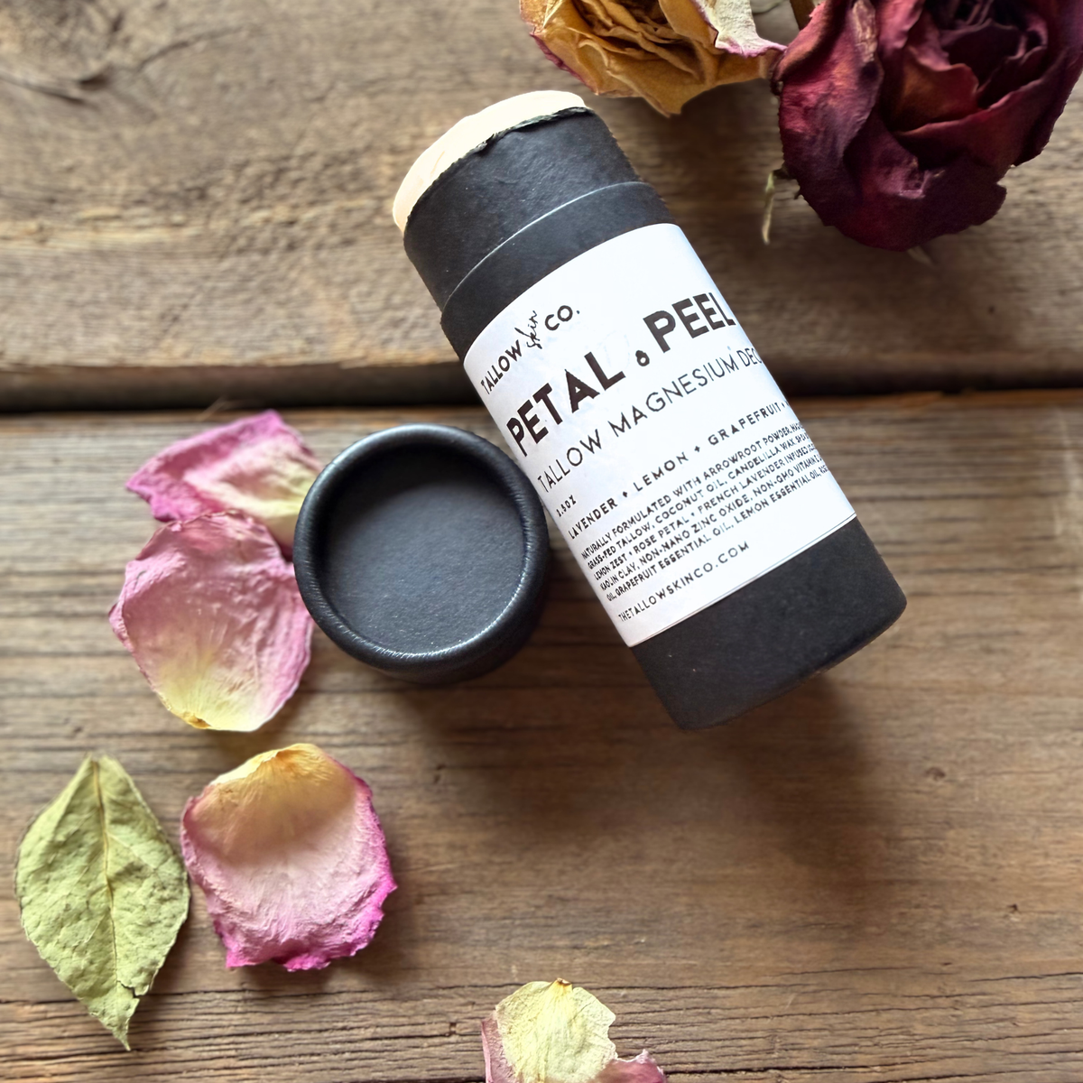 Petal &amp; Peel Tallow Magnesium Deodorant