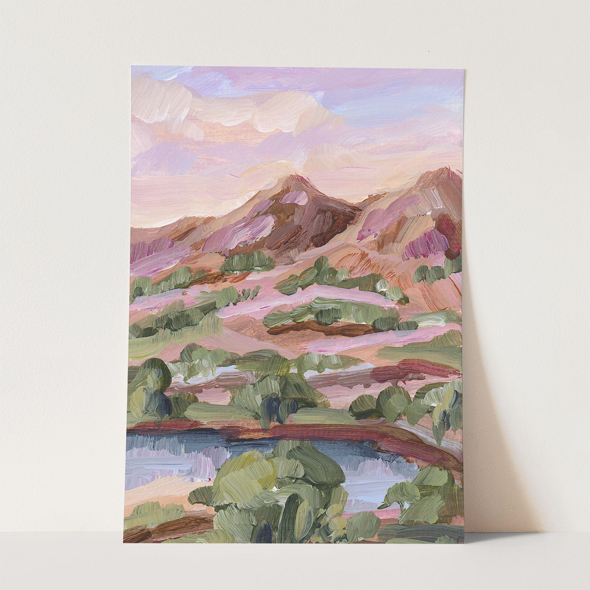 Katie Garrison Art Print Paper Print / 5x7 in / No Frame "Phoenix Sunset" Art Print