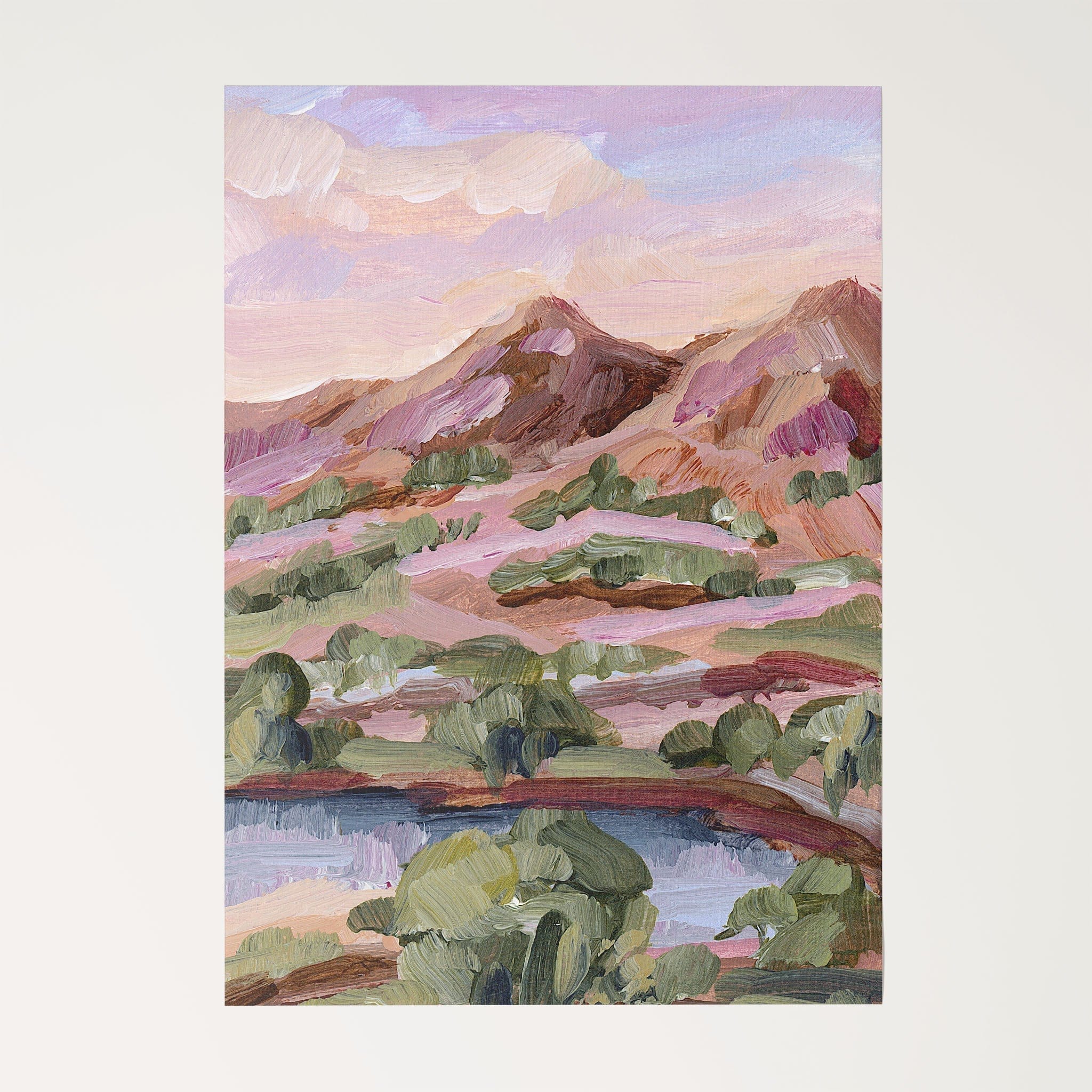 Katie Garrison Art Print Rolled Canvas / 8x10 in / No Frame "Phoenix Sunset" Art Print
