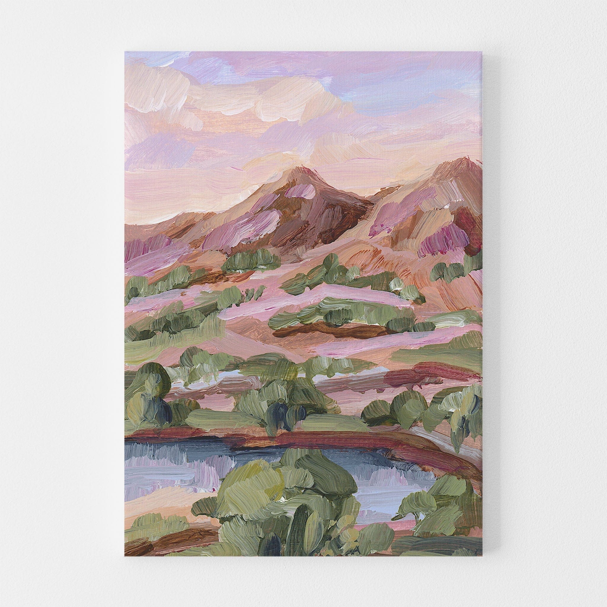 Katie Garrison Art Print Stretched Canvas / 8x10 in / No Frame "Phoenix Sunset" Art Print