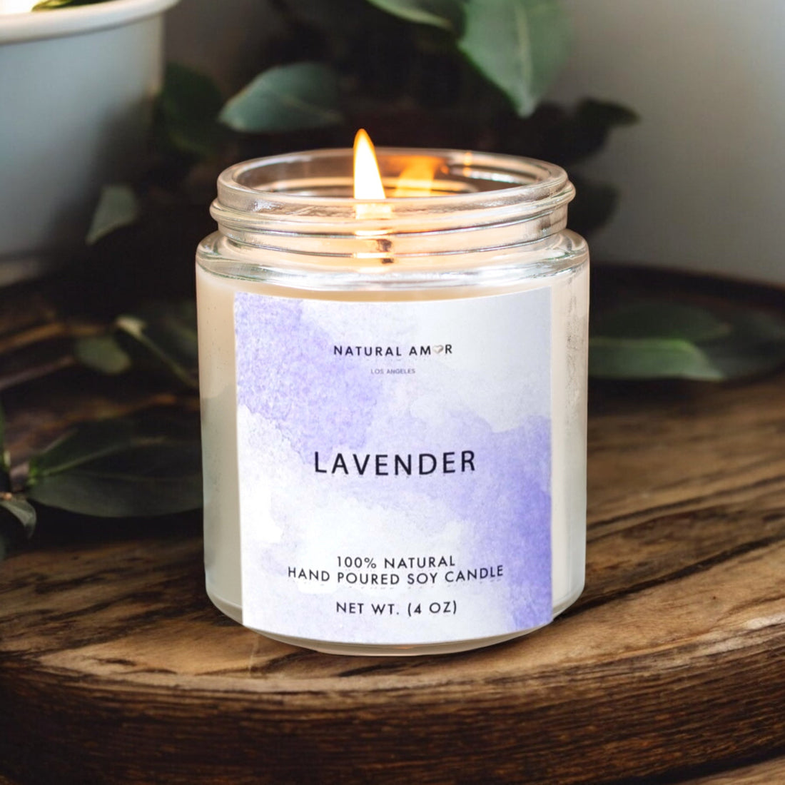 Lavender Natural Soy Candle - My American Goods