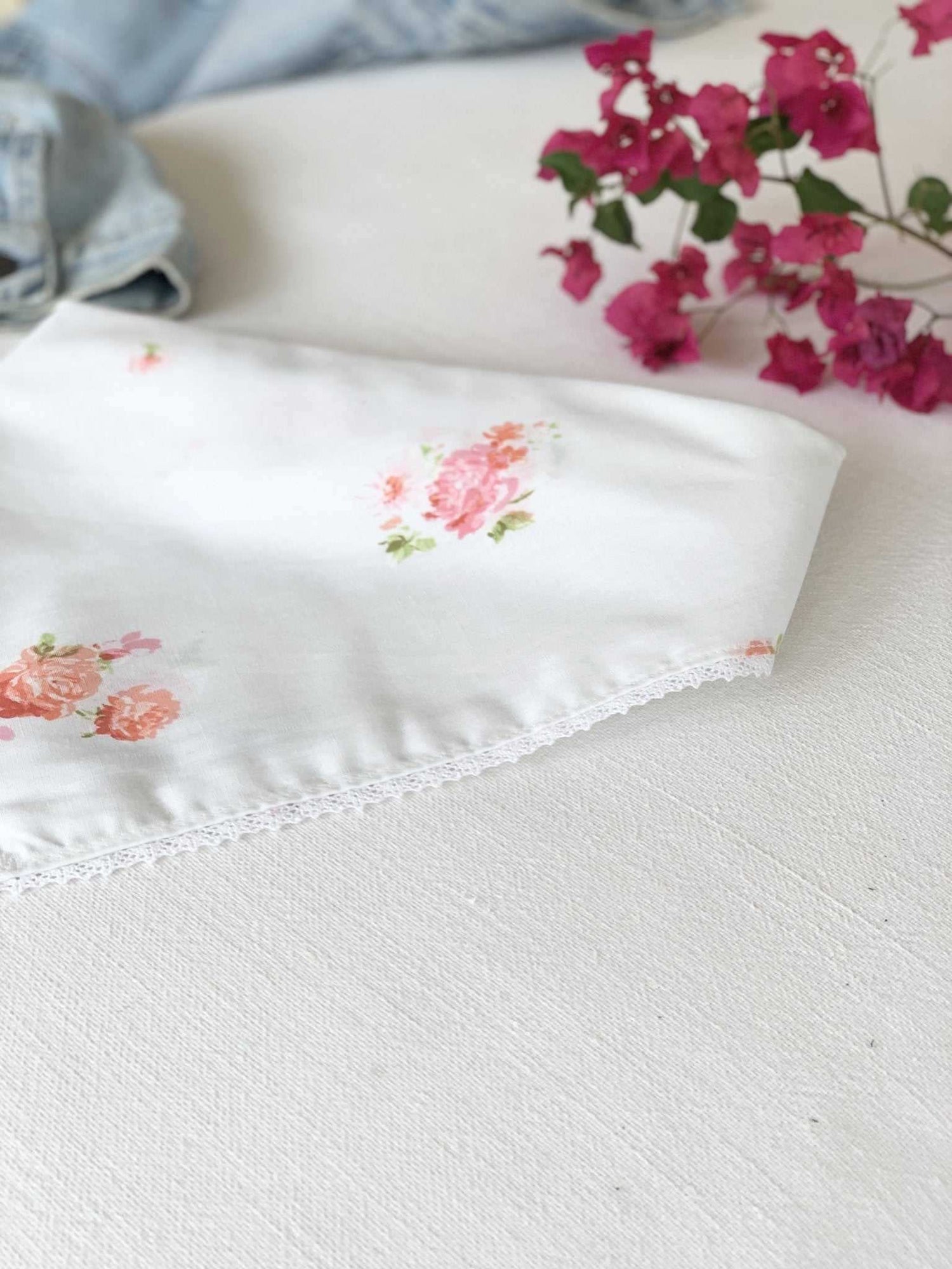 Penelope Pink &amp; Orange Floral Bandana