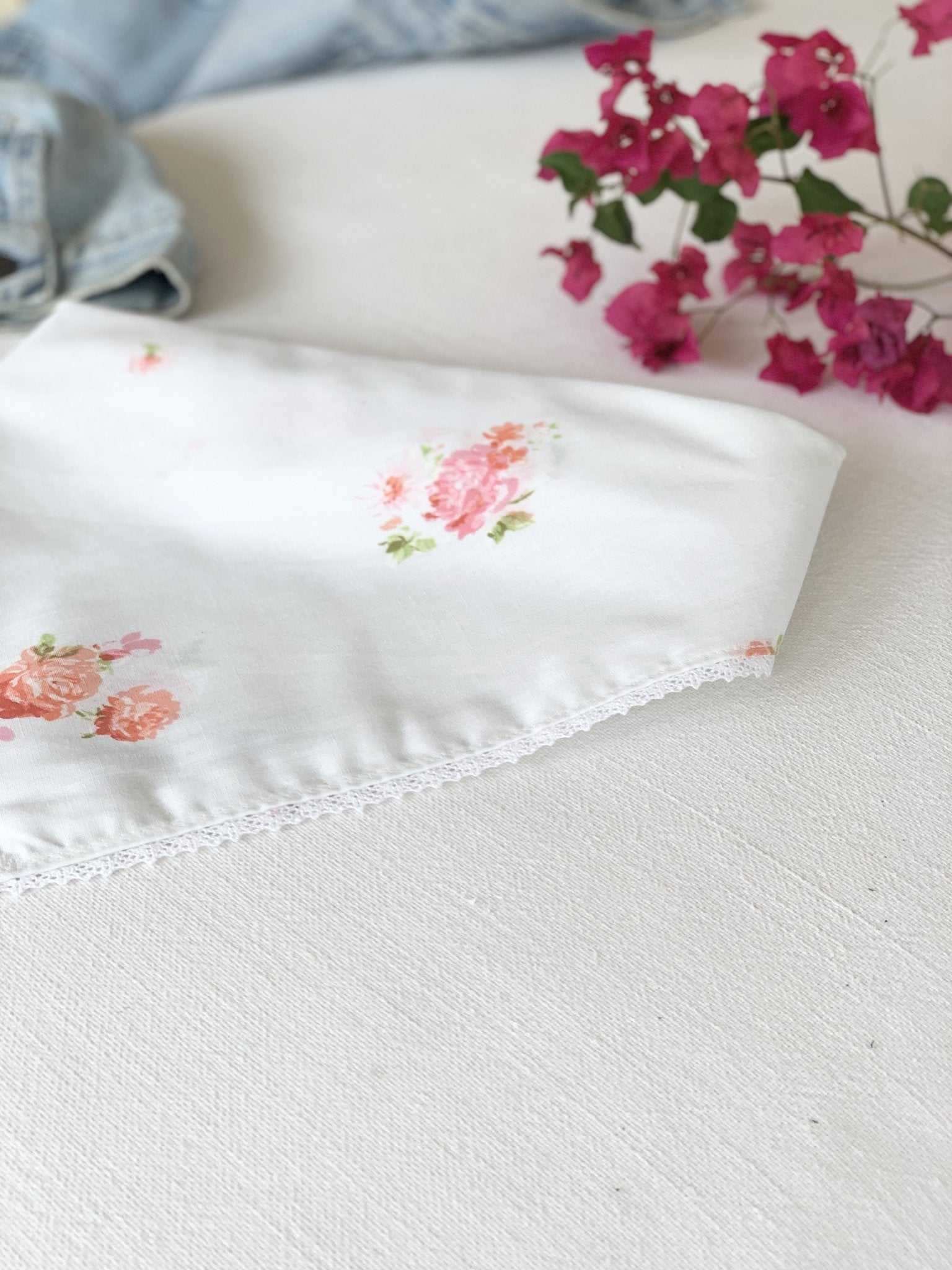 Penelope Pink &amp; Orange Floral Bandana