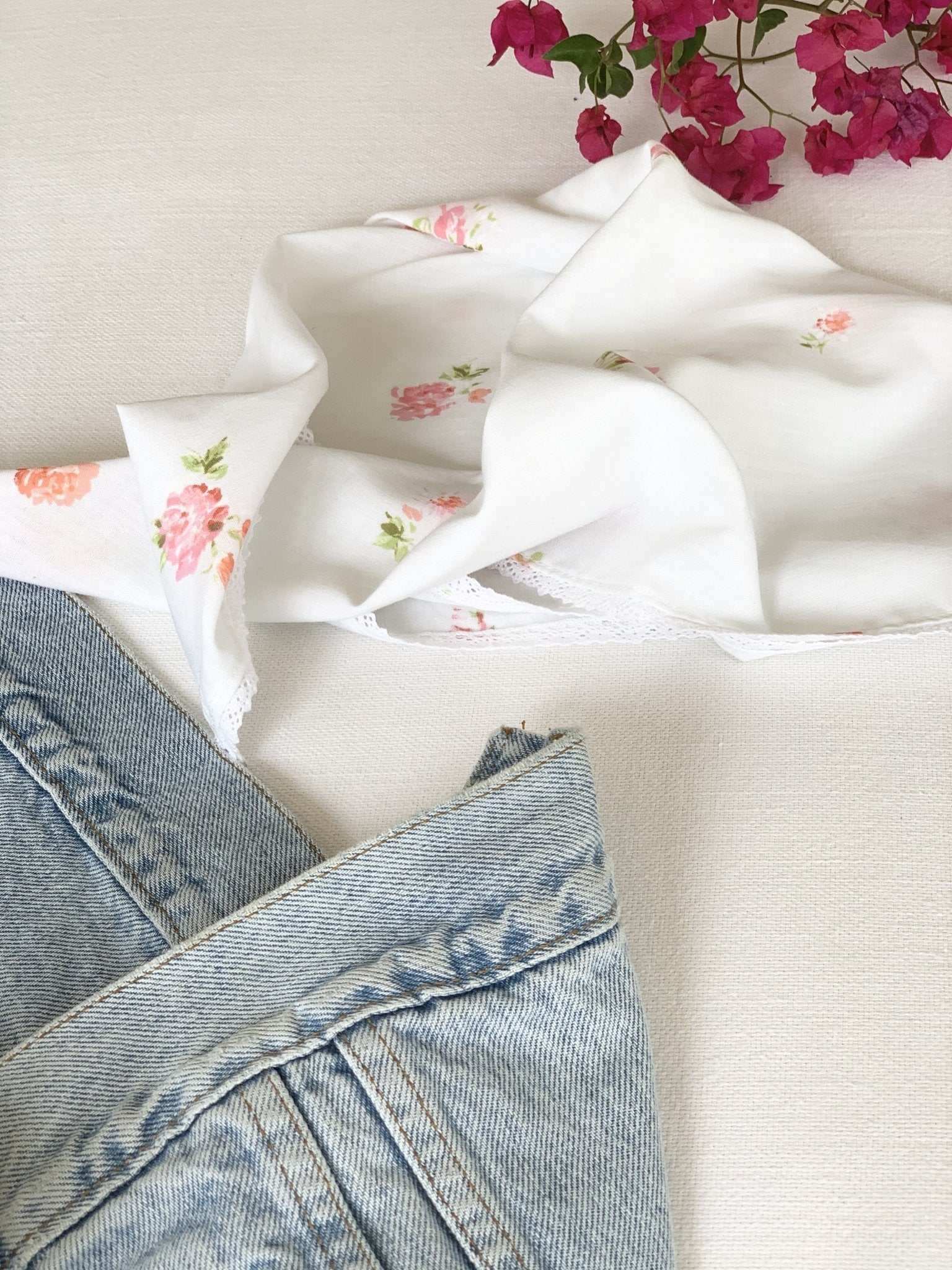 Penelope Pink &amp; Orange Floral Bandana