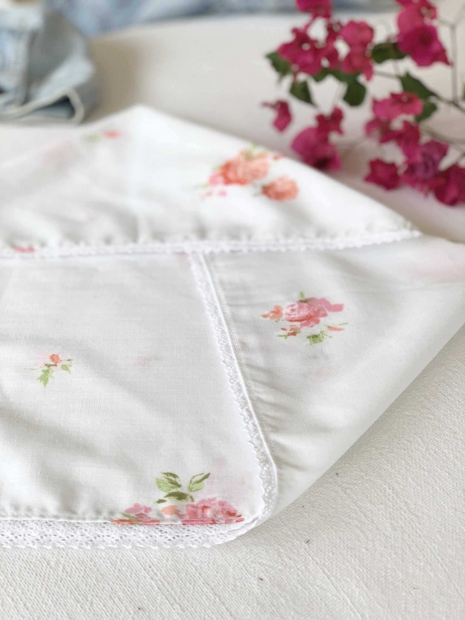 Penelope Pink &amp; Orange Floral Bandana
