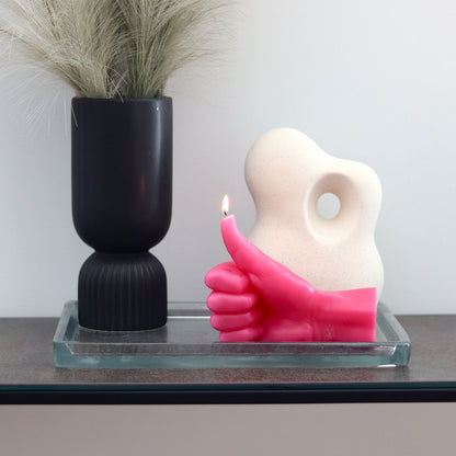 CandleHand &quot;Thumbs Up&quot; Pink