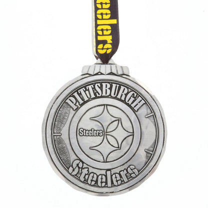 Pittsburgh Steelers Classic Round Ornament (Aluminum)
