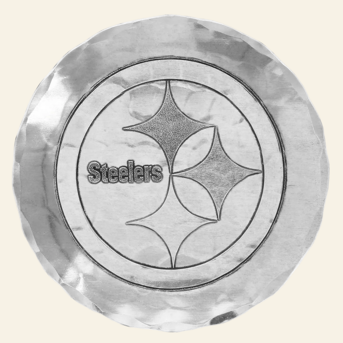 Pittsburgh Steelers Logo Coaster (Aluminum)