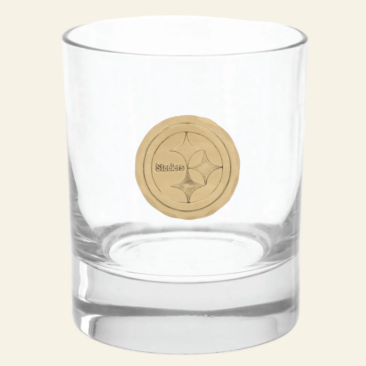 Pittsburgh Steelers Rock Glass (Bronze)
