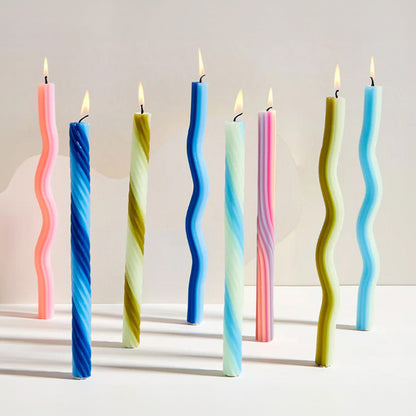 Rope Candles - Lavender &amp; Green (2 pack)