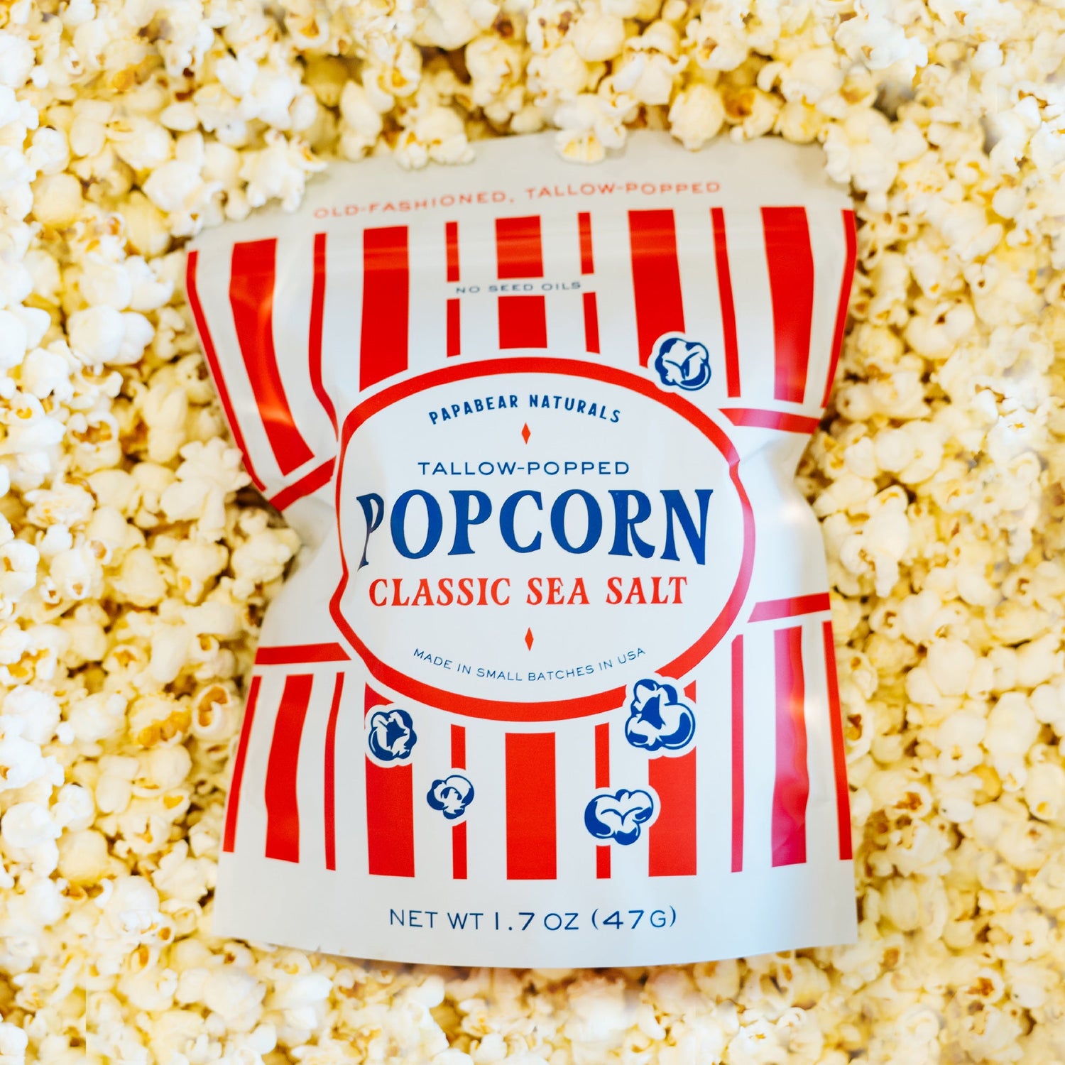 Tallow-Popped Popcorn (8 Pack)